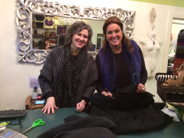 Bernadette Vogel, l, and Joan Lincoln