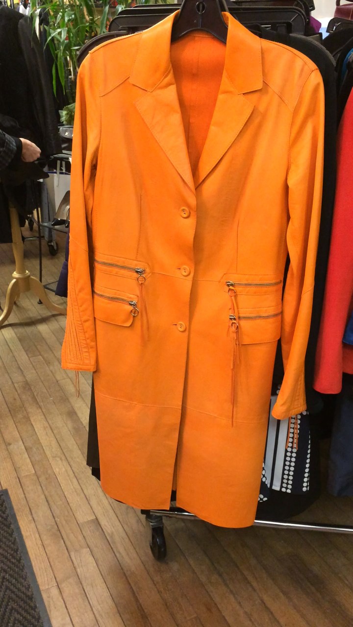 Orange coat