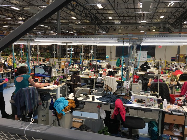 Mending area different angle