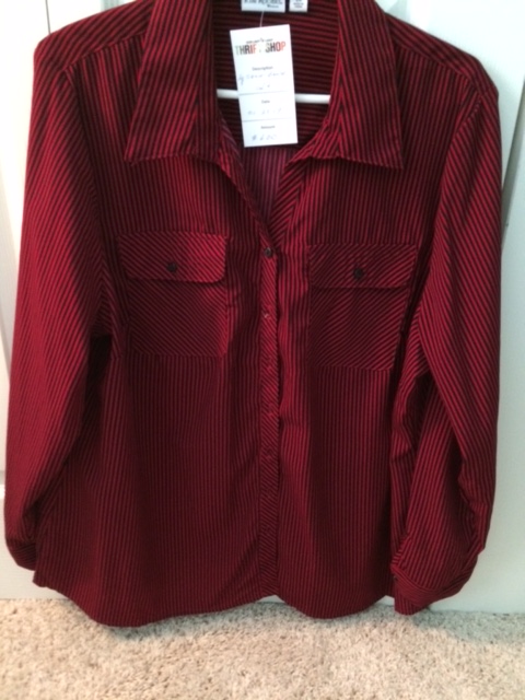 Red blouse